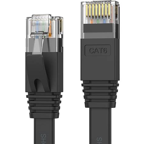 Senetem Cat 6 Ethernet Cable 15 ft, High Speed Ethernet Cord, Slim LAN ...
