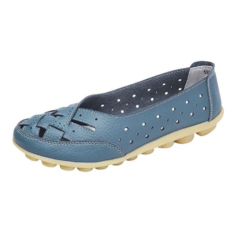 PLLFRLRT Loafers for Women Wide Width Loafers Flats Shoes Comfort Soft ...