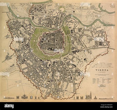 Map of vienna hi-res stock photography and images - Alamy