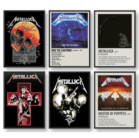 Metallica Album Covers Kerrang! Presents Metallica The Black Album