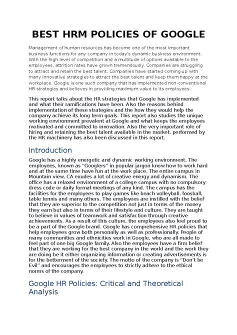 HRM - With the high level of competition and a multitude of options ...