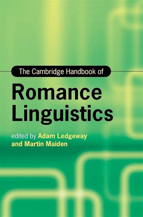 Buy The Cambridge Handbook of Romance Linguistics Book Online at Low ...