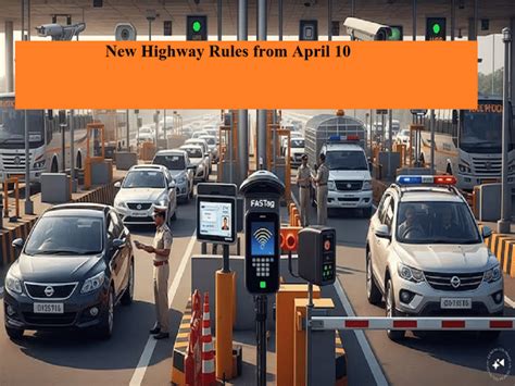 New highway rules from April 10: Mandatory ID checks, cashless toll ...