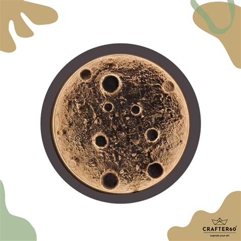 DIY Moon Lamp Kit | 3D Moon Texture Artwork on LED Light Board – CRAFTER60®