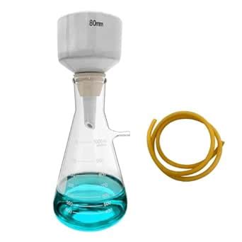 Salco Funnel Filter Flask Set Filter Bottle and 80mm Buchner Ceramic ...