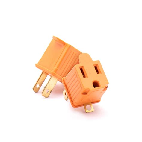 ADAPTADOR ELECTRICO TROEN DE 3 A 2 NARANJA – covogt