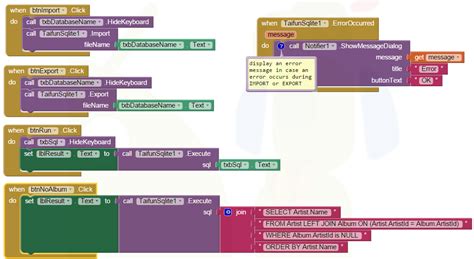 SQLite Example Database 的图像结果