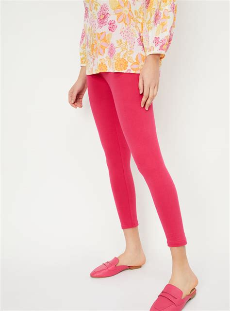 Buy Women Solid Ankle Length Leggings - Pack of 2 Online at just Rs ...