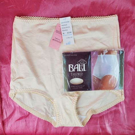 1980s Bali Panties Satin Brief Shaper Something Else … - Gem