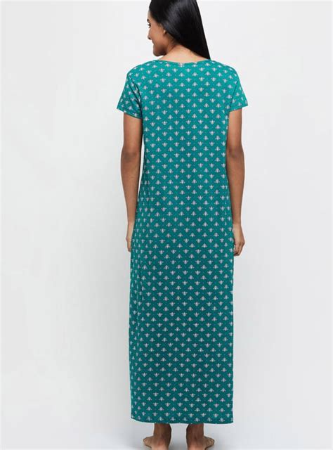 Buy Women Printed Nightgown Online at just Rs. 749.0 - 1000011242176 ...