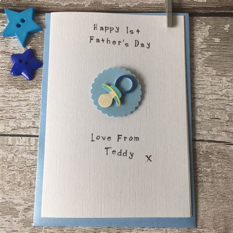 Personalised First Father's Day Card By Kitty's