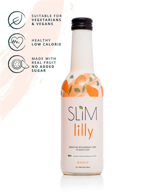 Box of Slim Lilly Mango Smoothie 4x250 ml – SliMlilly