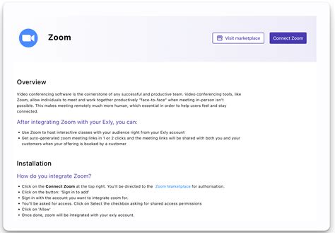 Integrate Zoom with Exly : Exly