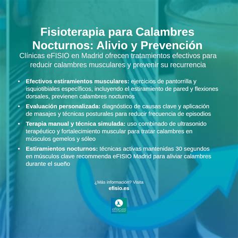 calambres en las piernas por la noche: Causas y Tratamiento - eFISIO Fisioterapia Madrid