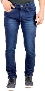Clouter hub Regular Men Dark Blue Jeans - Buy Dark Blue Clouter hub ...
