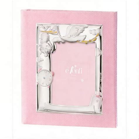 Album marco fotos personalizado exterior cigüeña rosa