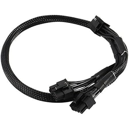 Geniune PSU 8 Pin Male to Dual PCIe 2X 8 Pin (6+2) Male Power Cable for ...