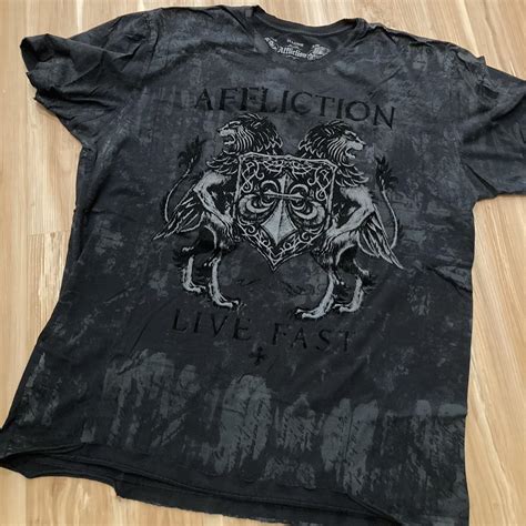 Affliction Men's T-shirt | Depop