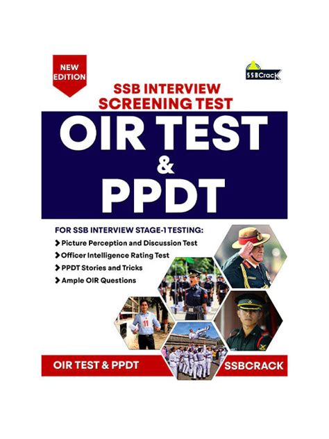 OIR Test & PPDT Book - SSB Interview Screening Test - Stage 1 Testing