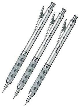 Pentel Graphgear 1000 Drafting Pencil PG1015 0.5 mm (Set of 3 pens ...