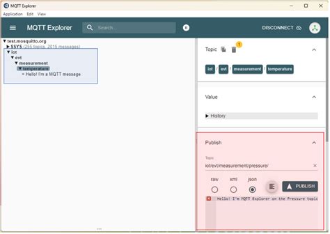 Vb.net MQTT Client Example 的图像结果