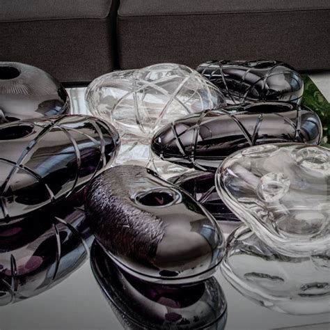 Seastones Riga Black Crystal Centrepiece by Mario Cioni | Spacio