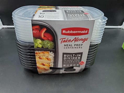 Rubbermaid Take Alongs Meal Prep Containers (10ct)