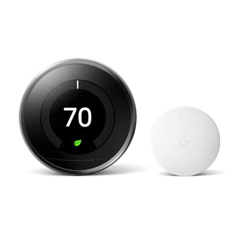 Buy Nest Learning Thermostat - Smart Wi-Fi Thermostat Mirror Black Nest ...