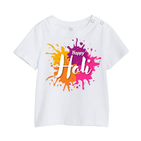 Happy Holi Baby Tee – karmikh