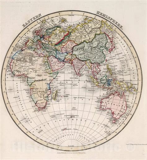 Eastern Hemisphere Continents Map