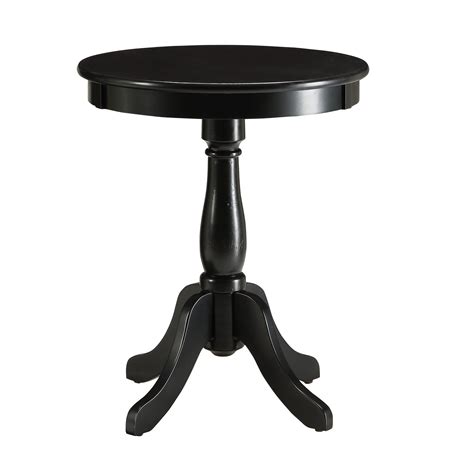 Customer Image Zoomed | Black round accent table, Black round side ...