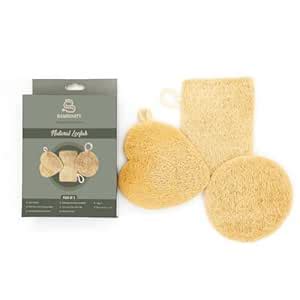 Buy Bambinity Natural Loofah Sponge Pack of 3 – 100% Sun-Dried Organic ...