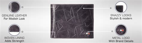 Buy Tommy Hilfiger Namsen Leather Passcase Wallet for Men - Navy, 10 ...