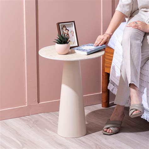 Buy Ivory Charm Side Table Online at Best Price in India | Nestroots