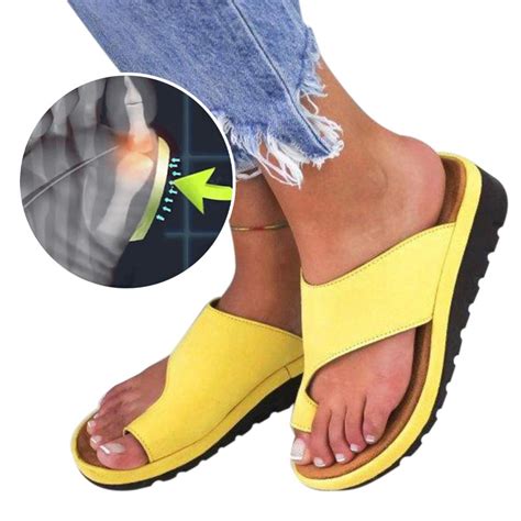 Oeak Women Slippers Orthopedic Bunion Corrector Sandals Torridity ...