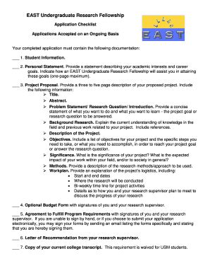 Fillable Online usm maine EAST URF Application, pdf version ...