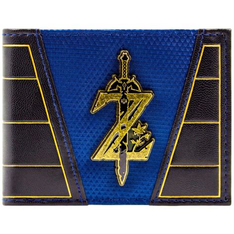 Buy Legend of Zelda Breath of The Wild Sword Blue ID & Card Bi-Fold ...
