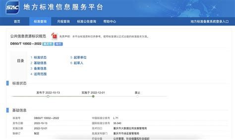 为数据资源提供“身份证” 成渝地区双城经济圈首个数据领域地方标准来了_重庆市人民政府网