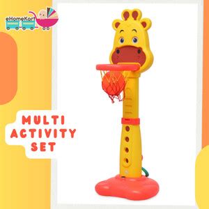 Ehomekart Basketball Toy Set - 3 in 1 MultiPlay Centre - Basketball ...