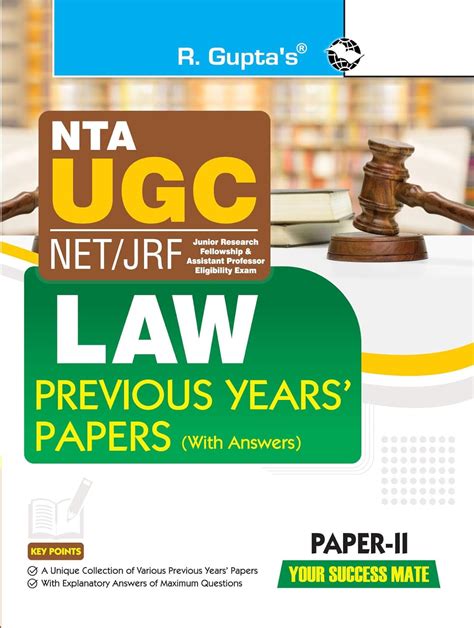 NTA-UGC-NET/JRF : LAW (PAPER-II) Previous Years' Papers (With Answers ...