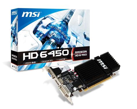 Amazon.in: Buy MSI AMD Radeon HD 6450 2GB DDR3 VGA/DVI/HDMI Low Profile ...