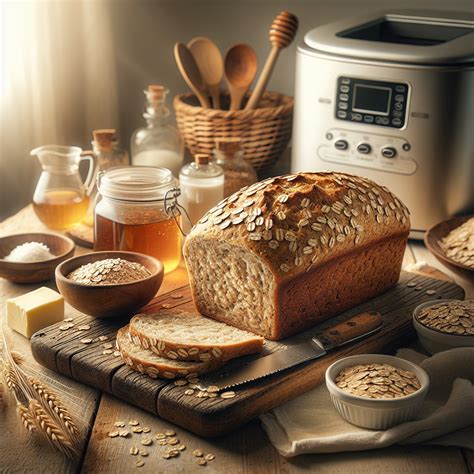 Whole Wheat Rolled Oat Bread Machine Recipe