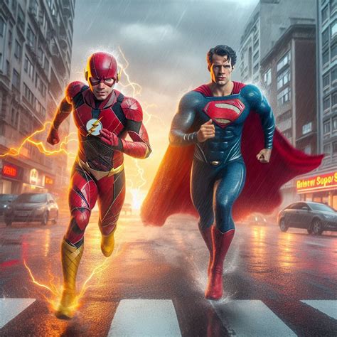 A Race! Flash Vs Superman (18) by JUMPINGARTSSLIDING on DeviantArt
