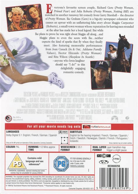 Image result for Runaway Bride DVD-Cover