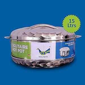 Buy Malabar Trading Company Stainless Steel Casserole ,11 litres, 1 ...