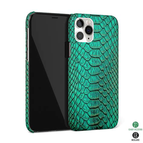 Croco Emerald Phone Cover | Matte Case – Boujee