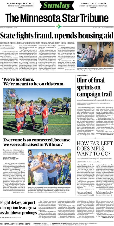 The Minnesota Star Tribune - Today's Front Page, 02/11/2025