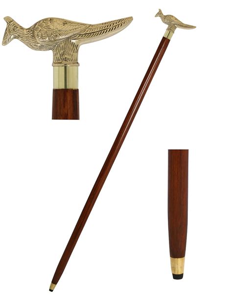 Buy 36" Peacock Walking Stick - Inspired by Irish Walking Stick Designs ...