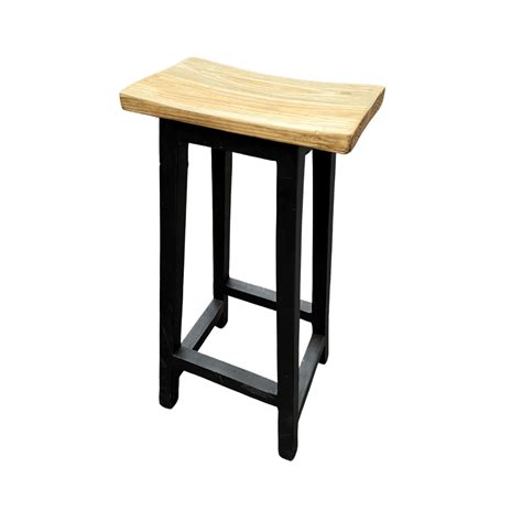 Wooden Bar Stools Black