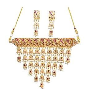 Buy Meira Jewellery Brass Rajasthani Rajputi Traditional Aad Jewellery ...